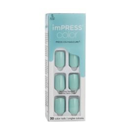 Uñas Postizas Kiss imPRESS color Nº 008 Mint to Be (30 unidades) Precio: 22.49999961. SKU: B17Z77G5BJ