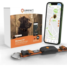 Weenect Collar GPS para perros Dog XT Antena XL Resistente al agua Funciona con suscripción Naranja WEE3770000300789 Precio: 79.88999953. SKU: B1DJ4PHXAN