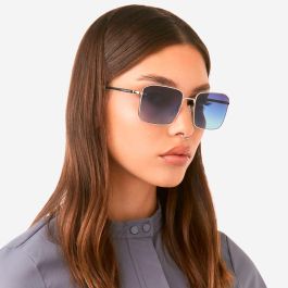 Hawkers Gafas de Sol IRIS #Silver Blue Denim 1 u Modelo Cuadrado Metálico Unisex