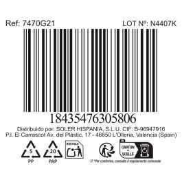 La Mediterranea Fuente Oval Savina Collection 30 x 13.5 cm (12 Unidades)