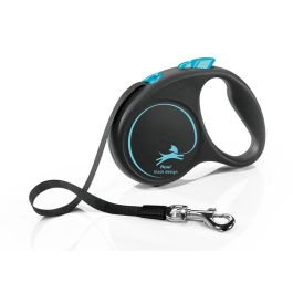 Flexi Correa Black Design S Cinta 5M Azul para Perros - Diseño Negro con Contraste Vibrante Precio: 14.58999971. SKU: S6102266