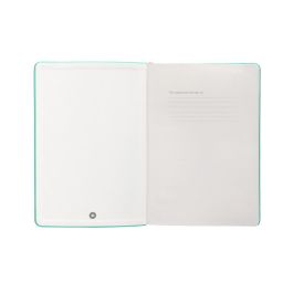 Cuaderno Con Gomilla Antartik Notes Tapa Dura A4 Hojas Rayas Rosa Y Turquesa 100 Hojas 80 gr Fsc