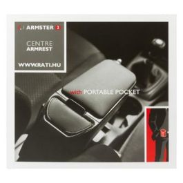 Hyundai V00364 Apoyabrazo Extensible para I30 I 2007-2011 - Altura Ajustable, 3 Posiciones, Negro-Gris Hyundai V00364 Apoyabrazo Extensible para I30 I 2007-2011 - Altura Ajustable, 3 Posiciones, Negro-Gris