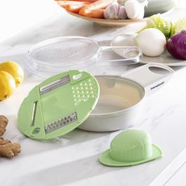 Rallador-Cortador Multifunción 6 en 1 con Accesorios y Recetas Gradder InnovaGoods Rallador-Cortador Multifunción 6 en 1 con Accesorios y Recetas Gradder InnovaGoods
