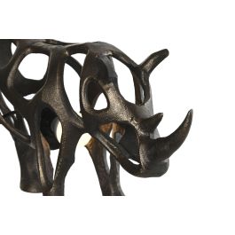 DKD Home Decor Lámpara Sobremesa Aluminio Dorado 11 x 22 x 44 cm