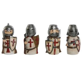 Figura Decorativa Home ESPRIT Blanco Gris 5 x 4 x 10 cm (4 Unidades) Precio: 21.6900002. SKU: B122YY2RVE