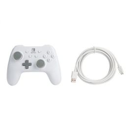 Mando con Cable PowerA para Nintendo Switch - Blanco Mate, Licencia Oficial, Diseño Ergonómico, Ref: 1517033-01 Mando con Cable PowerA para Nintendo Switch - Blanco Mate, Licencia Oficial, Diseño Ergonómico, Ref: 1517033-01