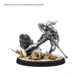 Marvel Crisis Protocol CP69 Juego de Mesa Shang-Chi y Marta Plateada