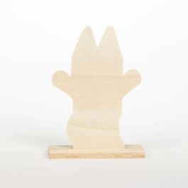 Cerdá Figuras Coloreables de Madera Bluey para Pintar y Decorar - Manualidades Creativas Niños 3+ años - Medidas 14x18x5 cm, Tono Azul