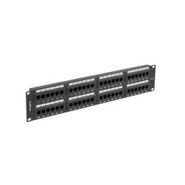 Lanberg Patch Panel 48 Puertos 2U Categoría 6 No Apantallado para Rack de 19" RJ-45