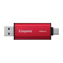 Kingston SPSD/512GB Disco Externo SSD Portable Dual 512GB USB Tipo-C y USB 3.2 Rojo Precio: 128.49999987. SKU: B19C96ZDG4