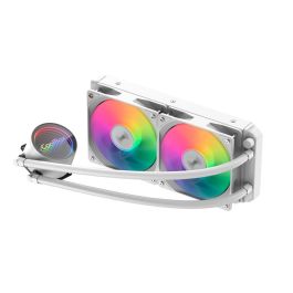 Coolbox Infinite Liquid Kit Refrigeración Líquida CPU Blanco, 2x120mm ARGB, TDP 250W, Silencioso 30dB, Compatible Intel LGA 1700/20XX y AMD AM4/AM5 Precio: 49.50000011. SKU: B1A3SHHM87