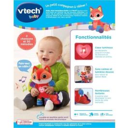 Vtech Baby Malo, mi zorro durmiente - Peluche calmante interactivo para bebés 0-36 meses