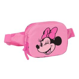 Riñonera Minnie Mouse Loving Rosa 14 x 11 x 4 cm Riñonera Minnie Mouse Loving Rosa 14 x 11 x 4 cm