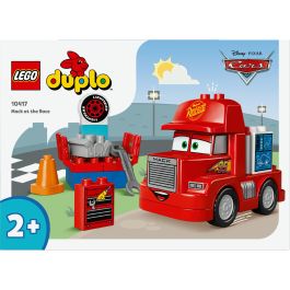 LEGO 10417 Duplo Disney Pixar Cars Mack El Transportista y Rayo McQueen Set de Construcción Parada en Boxes Juguete +2 años