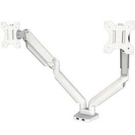 Fellowes 8056301 Soporte Brazo de Mesa Doble Platinum para 2 Monitores de 1.5-8kg, hasta 32", Muelle Gas, USB, VESA 75x75 100x100, Blanco Fellowes 8056301 Soporte Brazo de Mesa Doble Platinum para 2 Monitores de 1.5-8kg, hasta 32", Muelle Gas, USB, VESA 75x75 100x100, Blanco