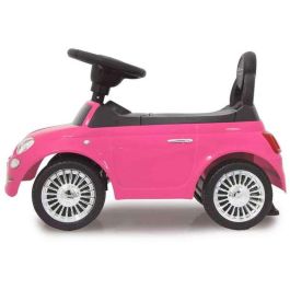 Ociotrends Correpasillos Fiat 500 Rosa 61x38.30x28 cm con Luces y Sonidos