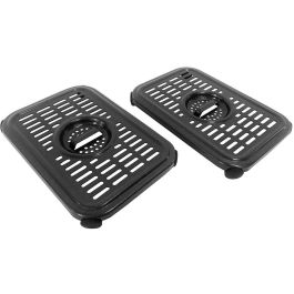 Ninja AAAPP19708 Freidora de Aire Foodi AF200EU, Doble Depósito 7,6L, 4 Programas de Cocción, 2400W