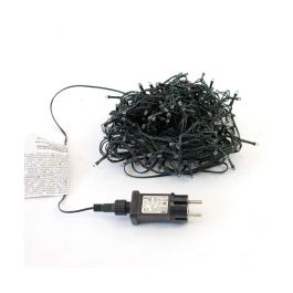 Guirnalda Fija 240 LED Luz Cálida Exterior IP44 18 m Cable Verde