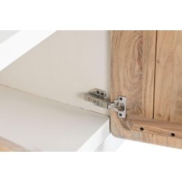 Mueble Tv Scandi DKD Home Decor Natural Blanco 40 x 55 x 140 cm Mueble Tv Scandi DKD Home Decor Natural Blanco 40 x 55 x 140 cm