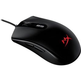 HyperX Ratón Gaming Pulsefire Core 4P4F8AA Óptico Negro 6200 DPI 7 Botones Programables RGB