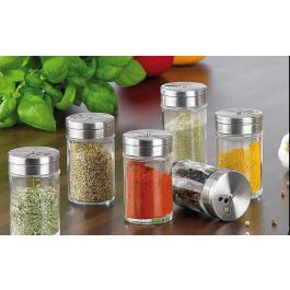 Privilege Especiero de Vidrio-Inox 5x8 cm (24 Unidades)