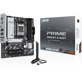 ASUS PRIME B840M-A WiFi Placa Base AMD B840 Zócalo AM5 DDR5 Micro ATX Wi-Fi 6E Precio: 174.49999996. SKU: B1JGKAXMYS