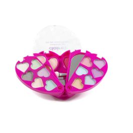 Inca Maquillaje Infantil Set de Maquillaje Portátil en Forma de Corazón con Variedad de Colores y Texturas 1 unidad