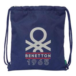 Bolsa Mochila con Cuerdas Benetton Varsity Gris Azul marino 35 x 40 x 1 cm Precio: 7.49999987. SKU: B16T7XQC3B