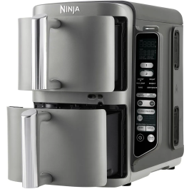 Ninja Freidora de aire Doble apilable XL SL451EU, 9.5L, 6 Programas, Sonda Temperatura, 2470W