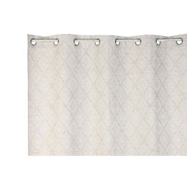 Cortina Tradicional DKD Home Decor Beige 260 x 260 x 140 cm