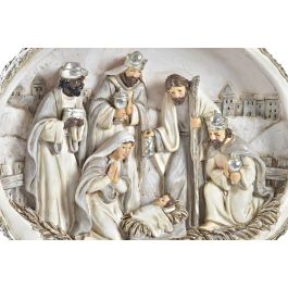 Nacimiento Navidad Tradicional DKD Home Decor Marron Gris 4 x 16 x 18.5 cm