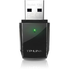 TP-LINK Archer T2U Adaptador USB 2.0 WiFi AC600 Doble Banda 802.11ac para PC/Portátil, 433Mbps en 5GHz + 150Mbps en 2.4GHz