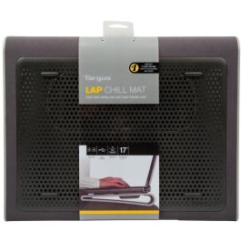 Targus AWE55GL Almohadilla Refrigeradora Portátil Ergonómica para Regazo Doble Ventilador 1900 RPM 15-17" Negro Gris