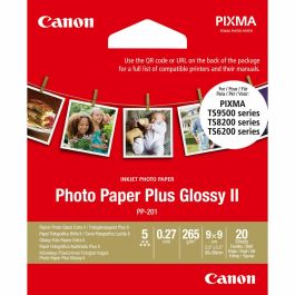 Papel Fotográfico Brillante Canon Plus Glossy II 9 x 9 cm Precio: 32.95000005. SKU: S7136855