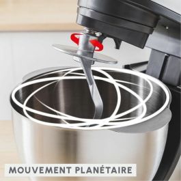 MOULINEX Bake Essential Robot de cocina, Bol 4,8 L, Kit de repostería, 800 W, Blanco QA160110