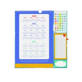 Finocam Calendario De Pared Plus 16 Meses 215x325 mm Familiar 2024-2025