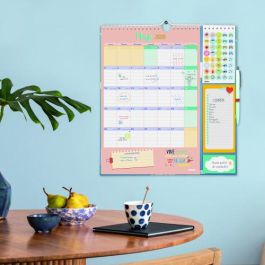 Finocam Calendario De Pared Plus 16 Meses 215x325 mm Familiar 2024-2025