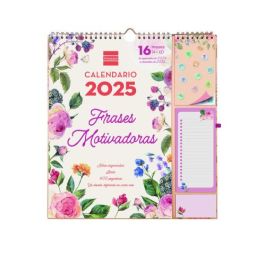 Finocam Calendario De Pared Plus 16 Meses 215x325 mm Frases Motivadoras 2024-2025