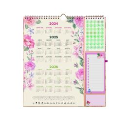 Finocam Calendario De Pared Plus 16 Meses 215x325 mm Frases Motivadoras 2024-2025