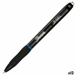 Bolígrafo Sharpie Azul 0,7 mm (12 Unidades)
