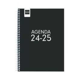 Finocam Agenda Para Estudiantes Cool Espiral 4º Svh Negro 2024-2025