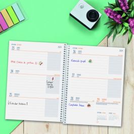 Finocam Agenda Secundaria Espiral 4º Svh Cierre C-Goma Exotic 2024-2025