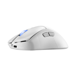 ASUS ROG Keris II Ace Wireless AimPoint White ratón mano derecha RF Wireless + Bluetooth + USB Type-A Óptico 42000 DPI