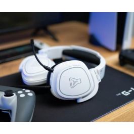 THE G-LAB Auriculares Pc, Ps4 y Xbox One, Nintendo Switch, Android Blanco (KORP-RADIUM-WHITE)