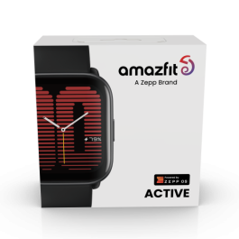 Amazfit Active 4,45 cm (1.75") AMOLED Digital 390 x 450 Pixeles Pantalla táctil Negro GPS (satélite)