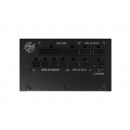 MSI MPG A850G PCIE5 unidad de fuente de alimentación 850 W 24-pin ATX ATX Negro