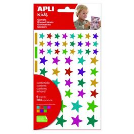 Apli Gomets Estrellas Removibles Multicolor 624U 6 Hojas C-Surtidos Precio: 2.95000057. SKU: B1622DWR8Q