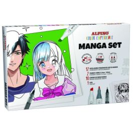 Alpino rotuladores permanentes manga set color experience + láminas + guía c/surtidos Precio: 14.95000012. SKU: B14CP2F852