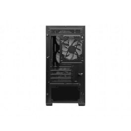 MSI MAG FORGE M100A carcasa de ordenador Micro Torre Negro, Transparente